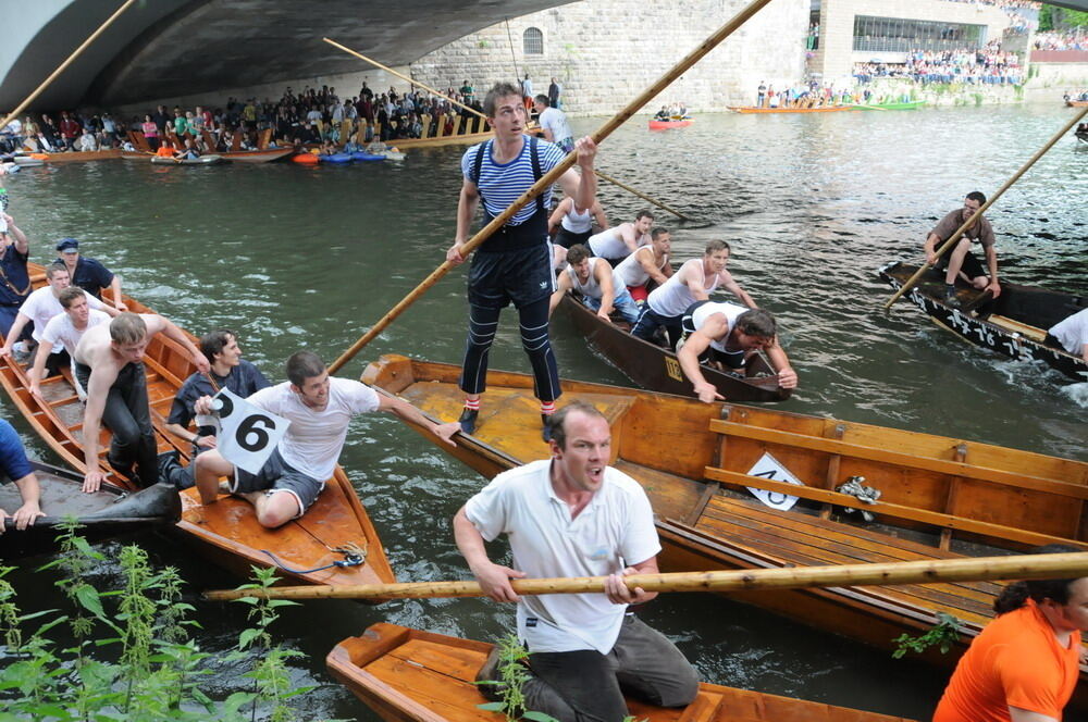 Stocherkahnrennen Tübingen 2012