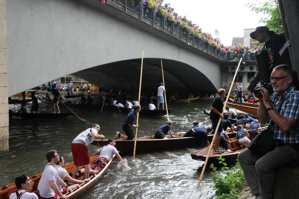 Stocherkahnrennen Tübingen 2012