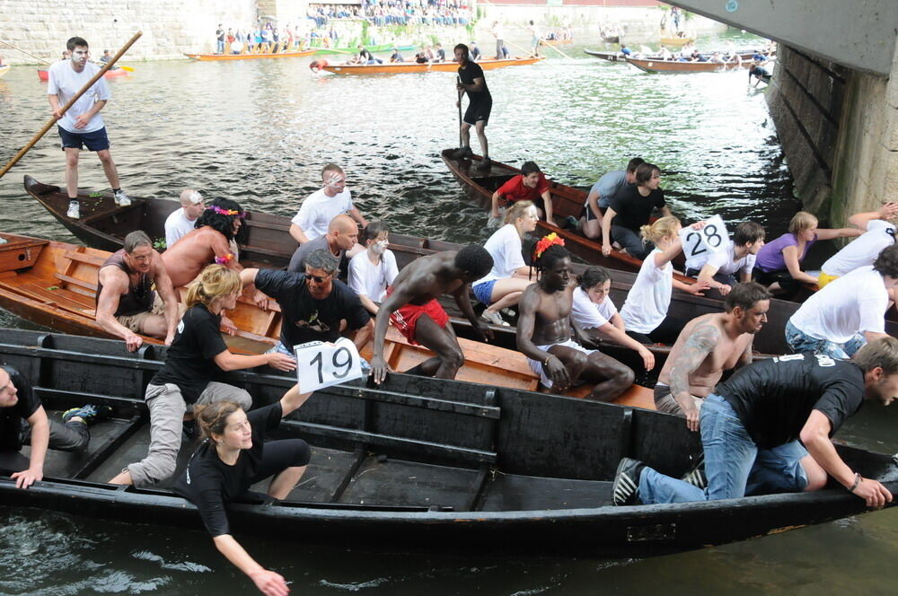 Stocherkahnrennen Tübingen 2012