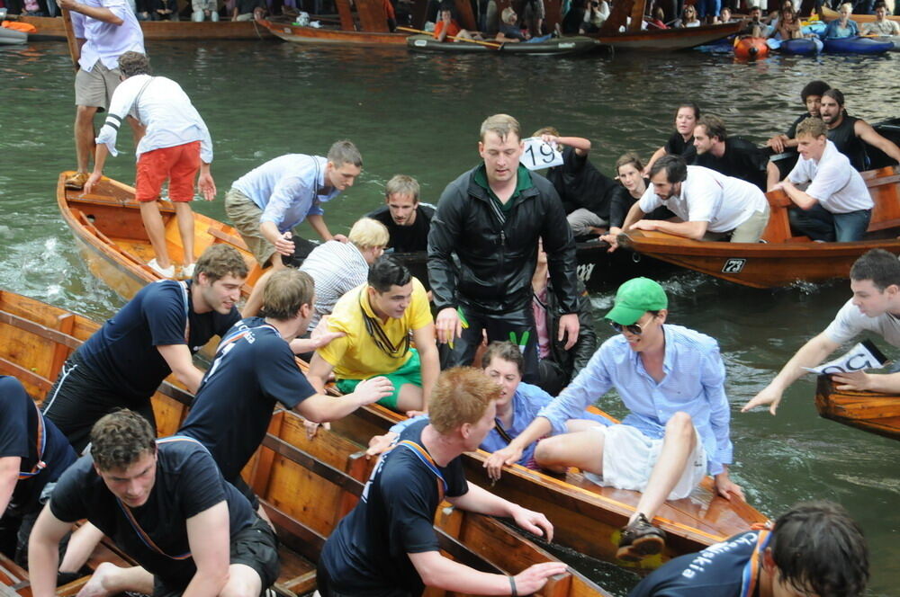 Stocherkahnrennen Tübingen 2012