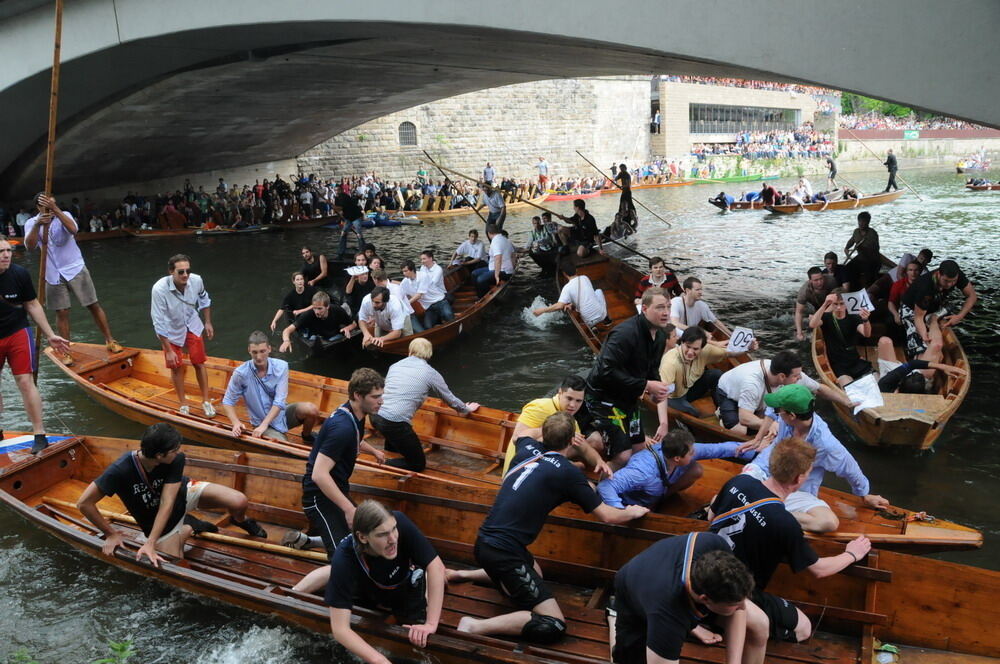 Stocherkahnrennen Tübingen 2012