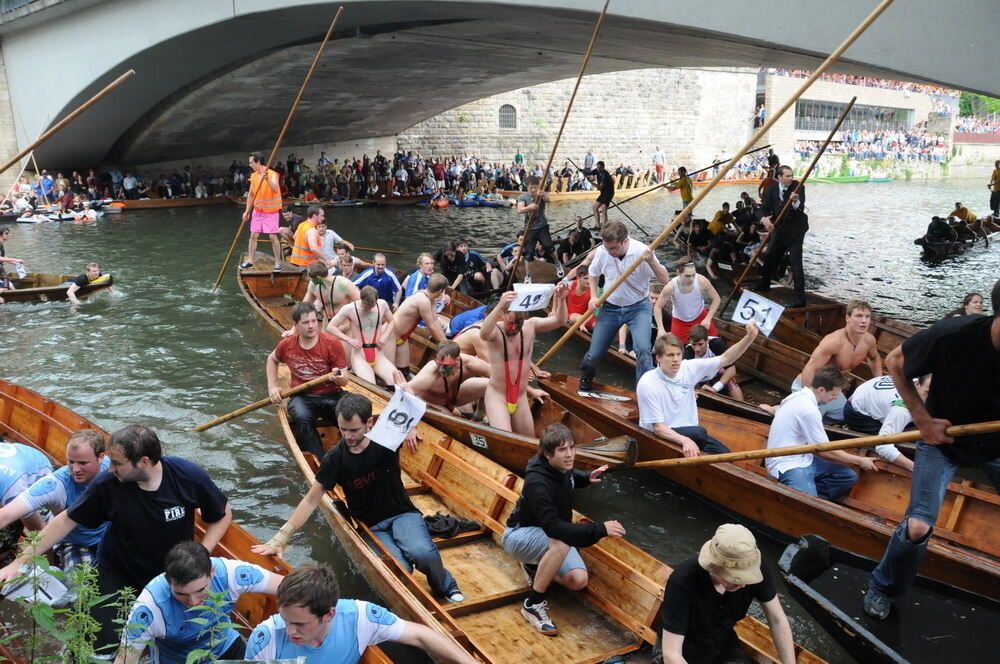 Stocherkahnrennen Tübingen 2012