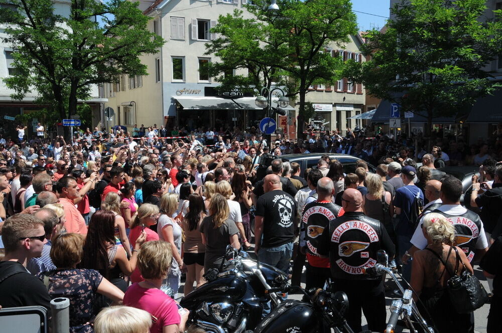 Hells-Angels-Heirat in Reutlingen