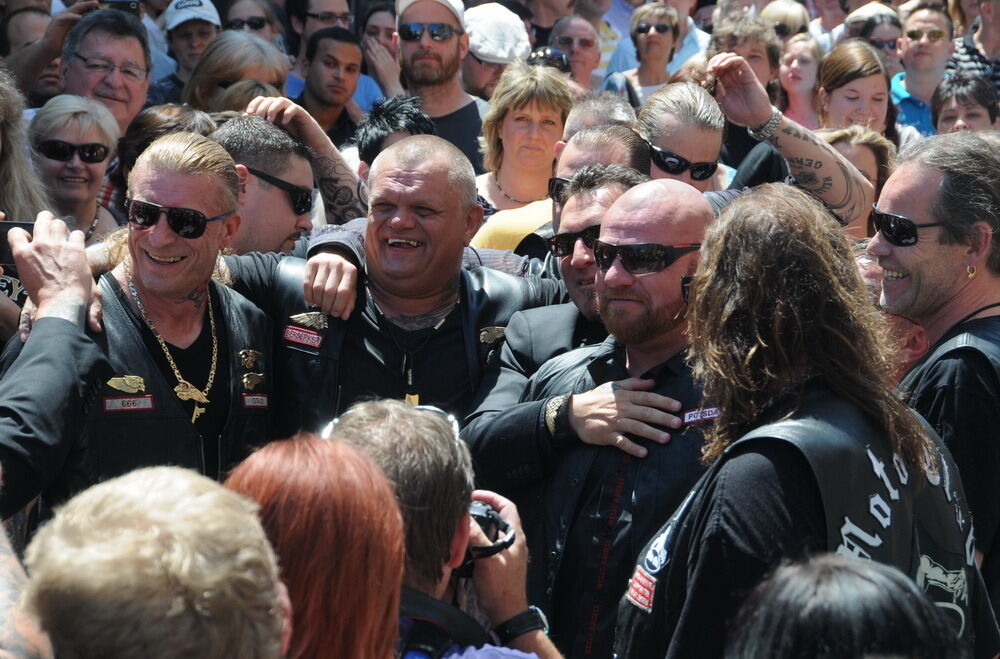 Hells-Angels-Heirat in Reutlingen