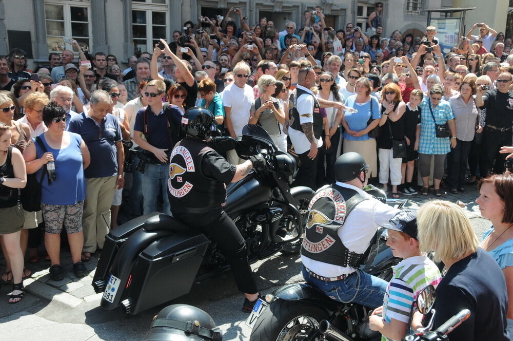 Hells-Angels-Heirat in Reutlingen