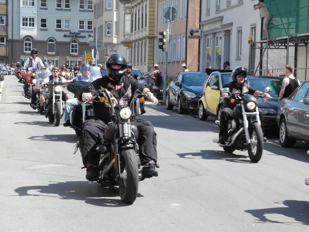Hells-Angels-Heirat in Reutlingen