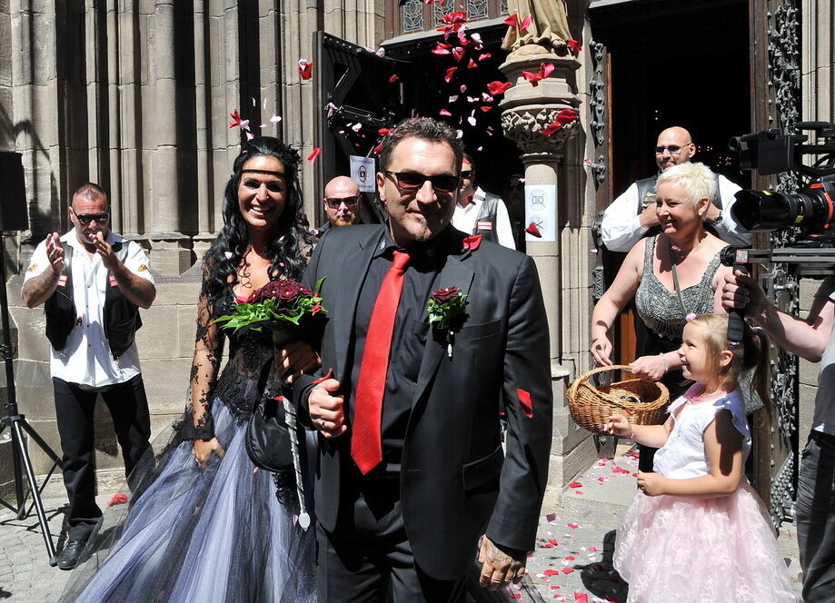 Hells-Angels-Heirat in Reutlingen