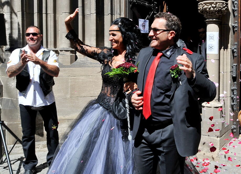 Hells-Angels-Heirat in Reutlingen