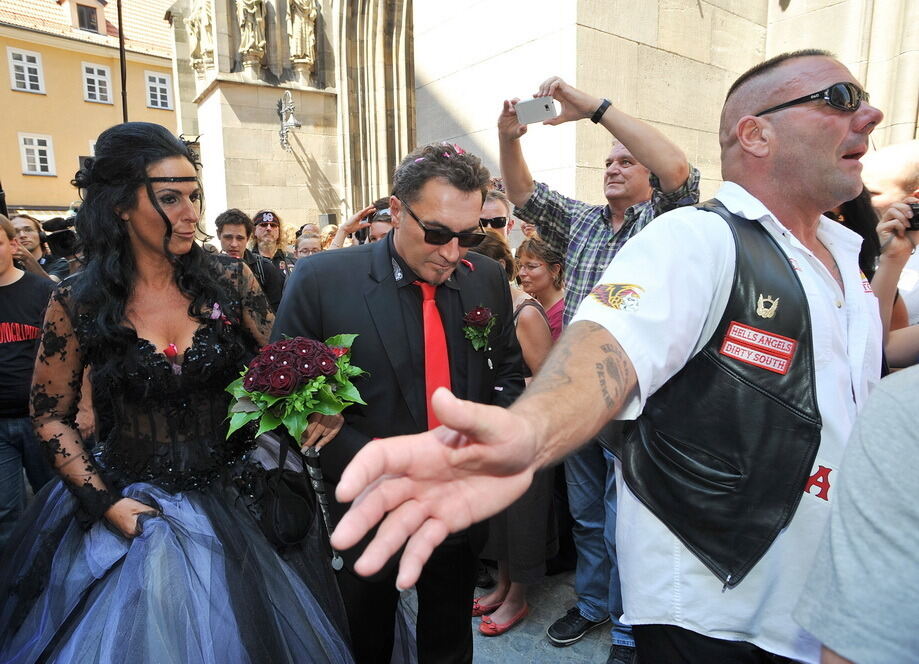 Hells-Angels-Heirat in Reutlingen