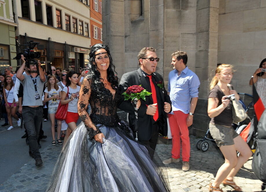 Hells-Angels-Heirat in Reutlingen