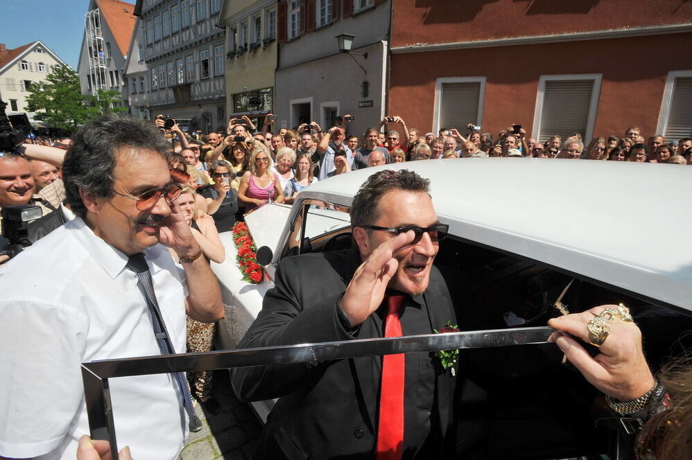 Hells-Angels-Heirat in Reutlingen