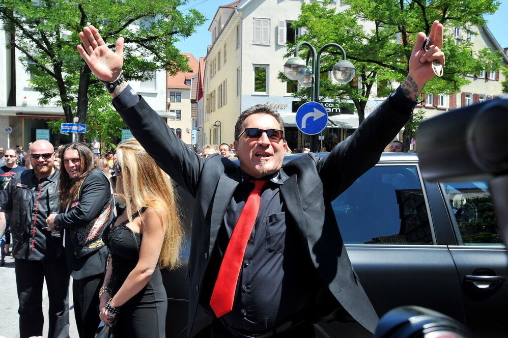 Hells-Angels-Heirat in Reutlingen