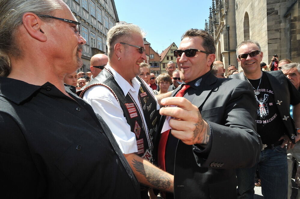 Hells-Angels-Heirat in Reutlingen
