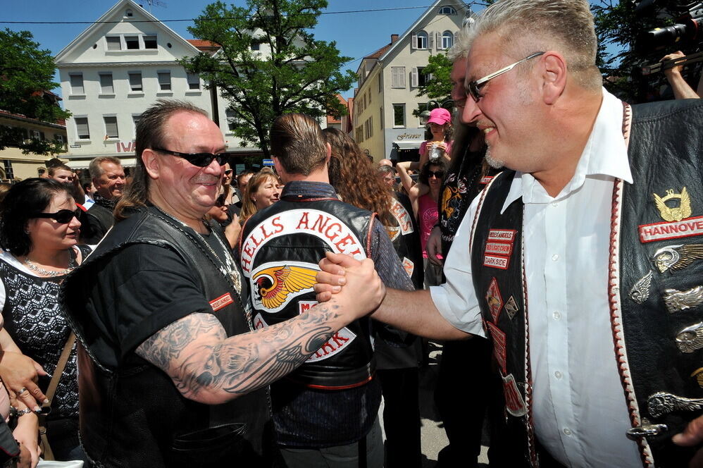 Hells-Angels-Heirat in Reutlingen