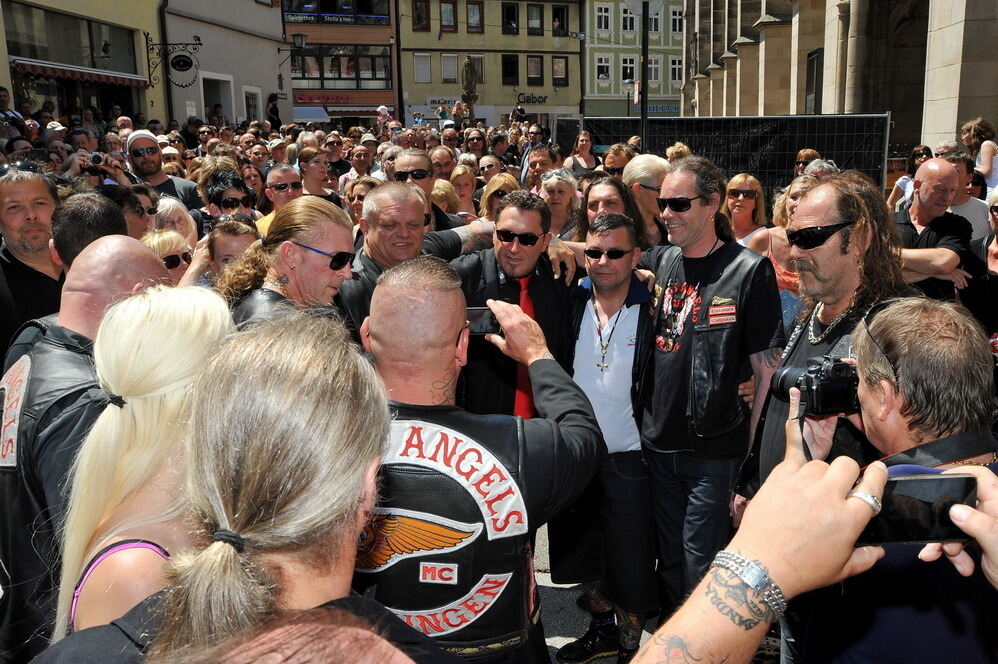 Hells-Angels-Heirat in Reutlingen