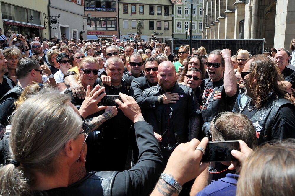 Hells-Angels-Heirat in Reutlingen