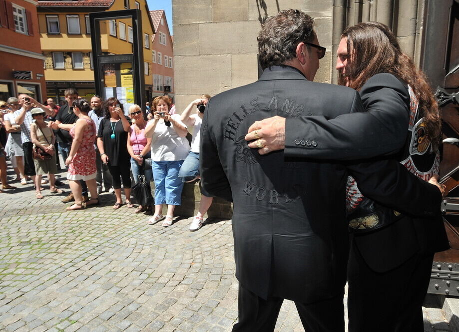 Hells-Angels-Heirat in Reutlingen