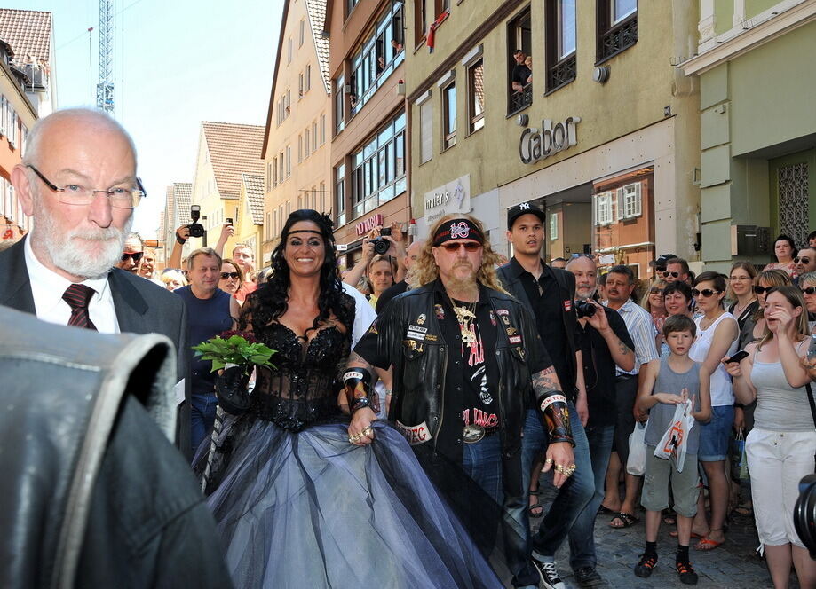 Hells-Angels-Heirat in Reutlingen