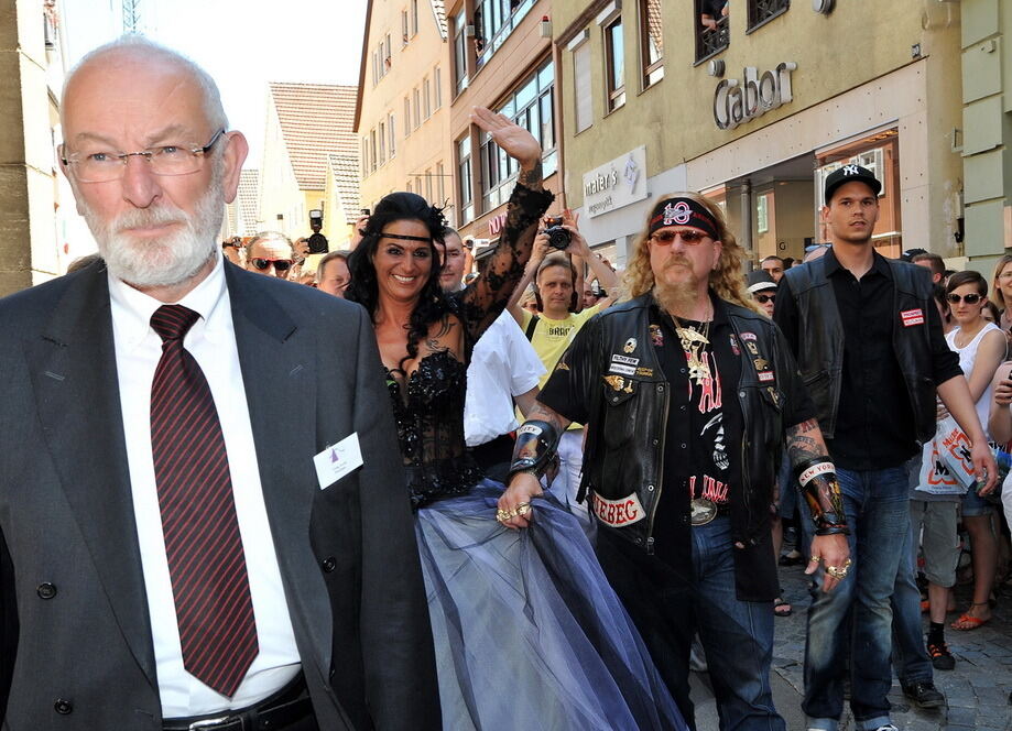 Hells-Angels-Heirat in Reutlingen