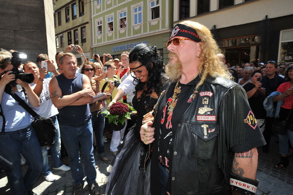 Hells-Angels-Heirat in Reutlingen