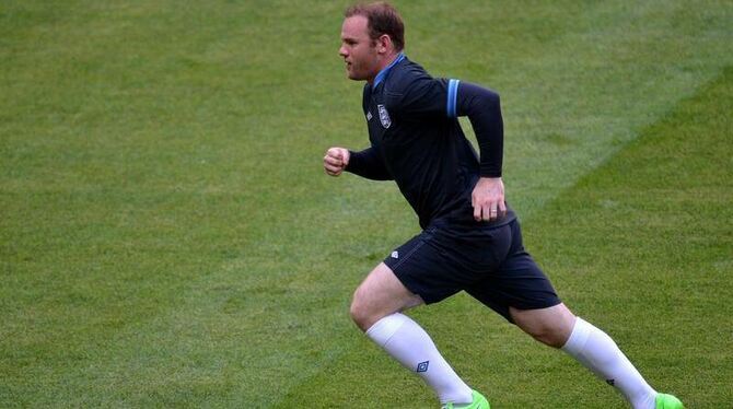 Wayne Rooney darf endlich wieder mitspielen. Foto: Thomas Eisenhuth