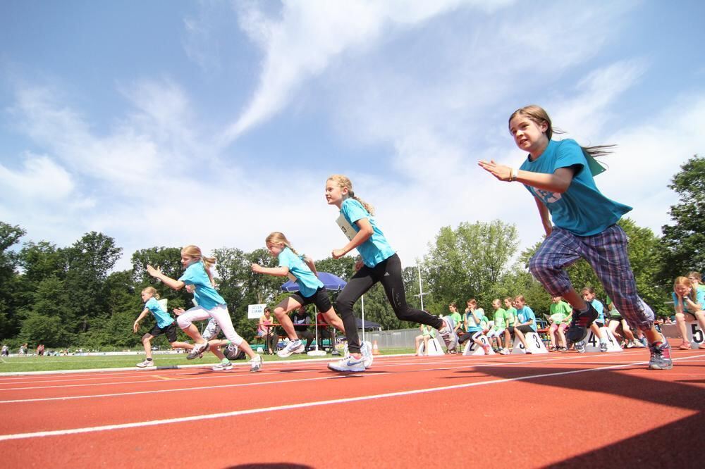 Jugend trainiert für Olympia Pliezhausen Juni 2012