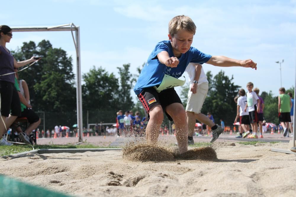 Jugend trainiert für Olympia Pliezhausen Juni 2012