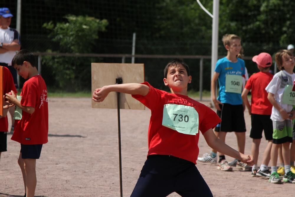 Jugend trainiert für Olympia Pliezhausen Juni 2012