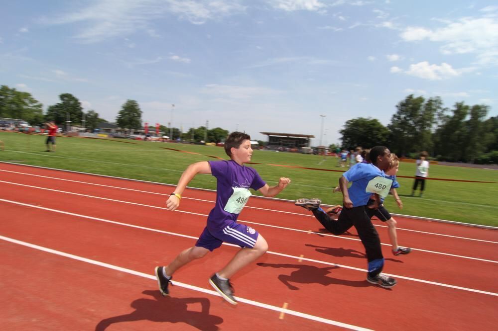 Jugend trainiert für Olympia Pliezhausen Juni 2012