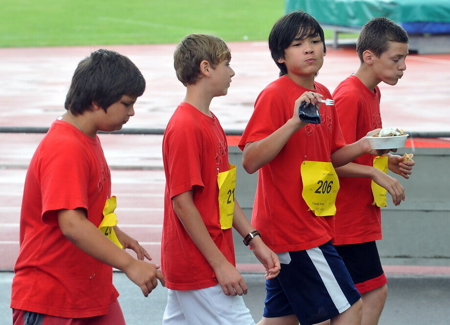 Jugend trainiert für Olympia Pliezhausen Juni 2012