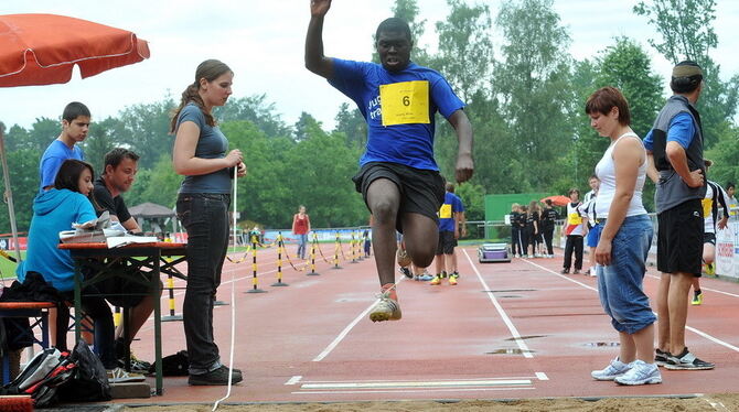 Jugend trainiert für Olympia Pliezhausen Juni 2012