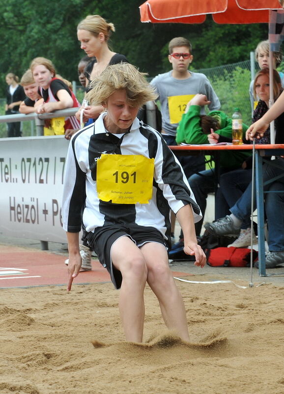 Jugend trainiert für Olympia Pliezhausen Juni 2012