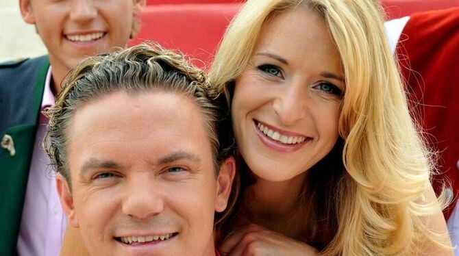 Stefan Mross und Stefanie Hertel waren eist das Traumpaar der Volksmusik. Foto: Rolf Haid Stefan Mross und Stefanie Hertel waren eist das Traumpaar der Volksmusik. Foto: Rolf Haid