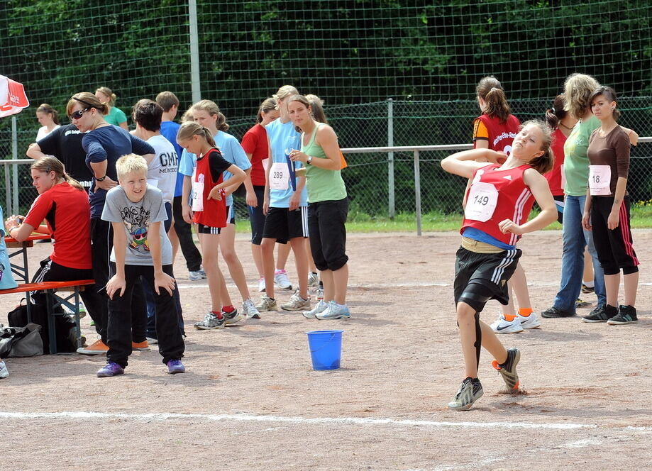 Jugend trainiert für Olympia Pliezhausen Juni 2012