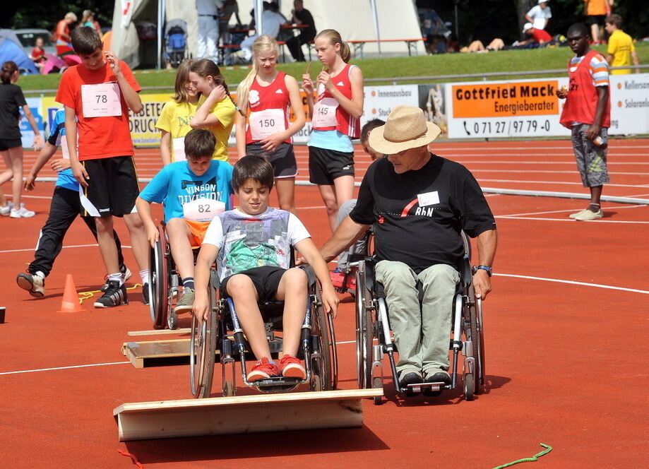 Jugend trainiert für Olympia Pliezhausen Juni 2012