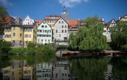 Ein wunderschöner Blick auf Tübingen.