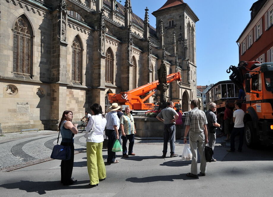 Straßenbahn wird Straßencafe