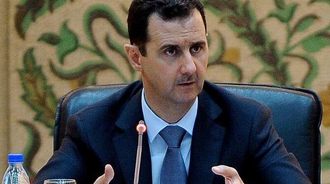 Syriens Präsident Baschar al-Assad: Die Aufständischen haben dem Assad-Regime in Syrien einen schweren Schlag versetzt. Foto: