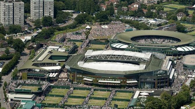 Die olympischen Tennis-Wettbewerbe in Wimbledon sind auch für die Stars der Branche etwas Außergewöhnliches. Foto: Tom Lovelo