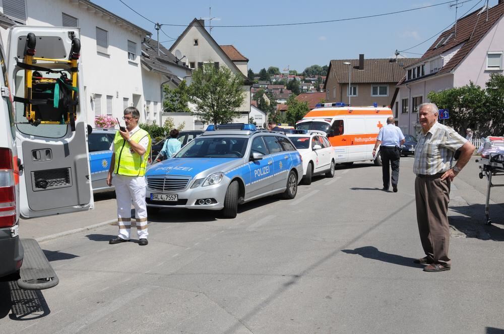 Zugunglück Regional-Express rammt in Wannweil Anhänger