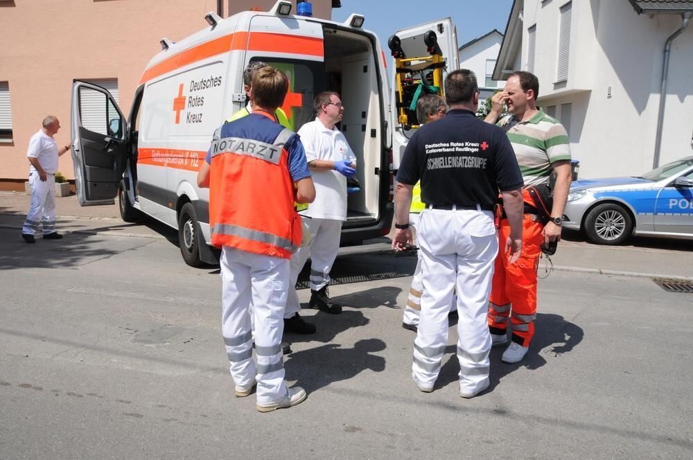 Zugunglück Regional-Express rammt in Wannweil Anhänger