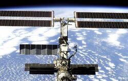 Blick auf die Internationale Raumstation ISS. Foto: Archiv