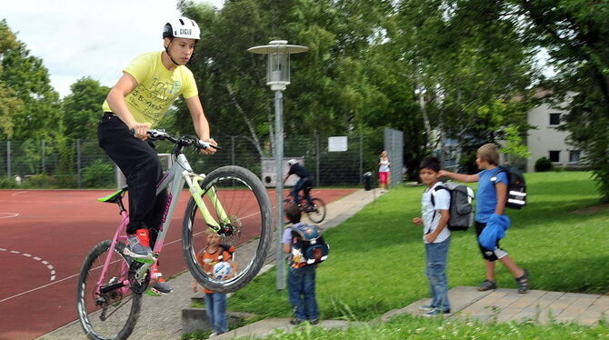 Bike-Pool-Projekt an der Oberlinschule