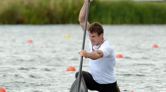 Sebastian Brendel sicherte sich auf dem Lake Dorney die Goldmedaille. Foto: Rainer Jensen