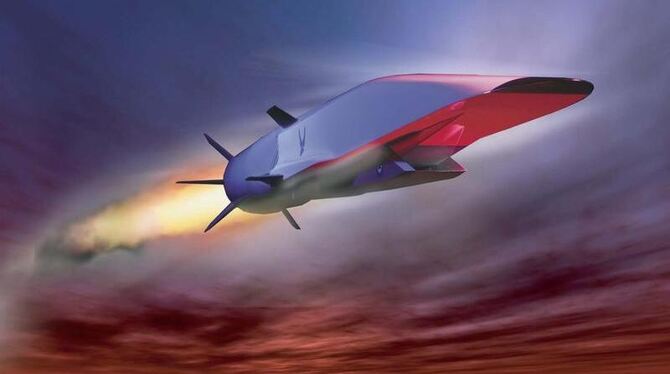 Sechsfache Schallgeschwindigkeit: Der X-51A Waverider auf einer Zeichnung der US-Luftwaffe. Foto: US Air Force