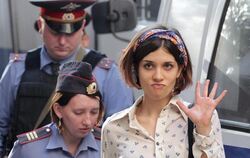 Die inhaftierte russische Musikerin Nadeschda Tolokonnikowa. Foto: Maxim Schipenkow/Archiv