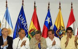 Die Außenminister des südamerikanische Staatenbündnisses Unasur bekräftigten die Gültigkeit der Unantastbarkeit diplomatische