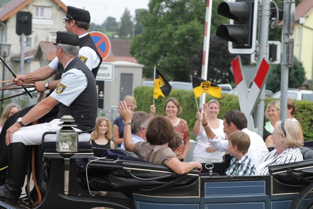 Empfang Olympiasieger Dirk Schrade in Gomadingen 2012