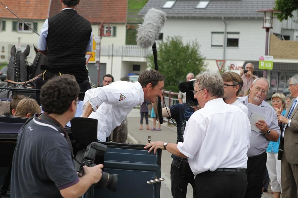 Empfang Olympiasieger Dirk Schrade in Gomadingen 2012