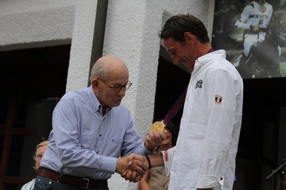 Empfang Olympiasieger Dirk Schrade in Gomadingen 2012